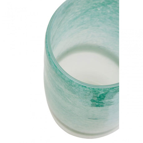 Celia Large Green And White Vase