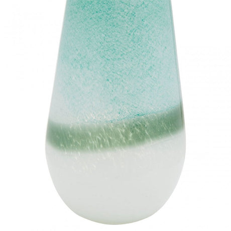 Celia Small Turquoise And White Vase