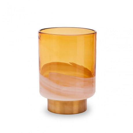Cleo Small Amber Vase