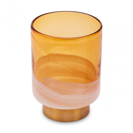 Cleo Small Amber Vase