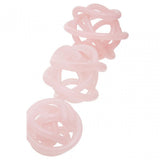 Knot Decor Pink  Glass Ornament