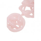 Knot Decor Pink  Glass Ornament