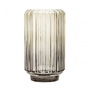 Chima Ribbed Glass Vase