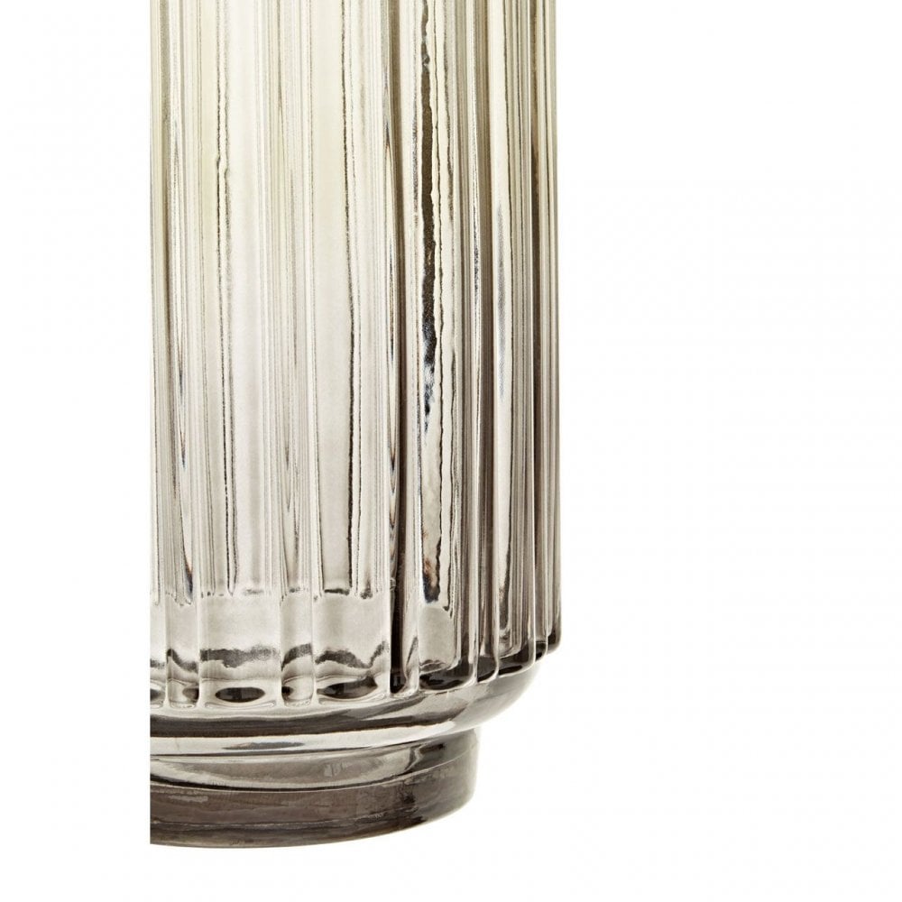 Chima Ribbed Glass Vase