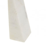 White Marble Bookends