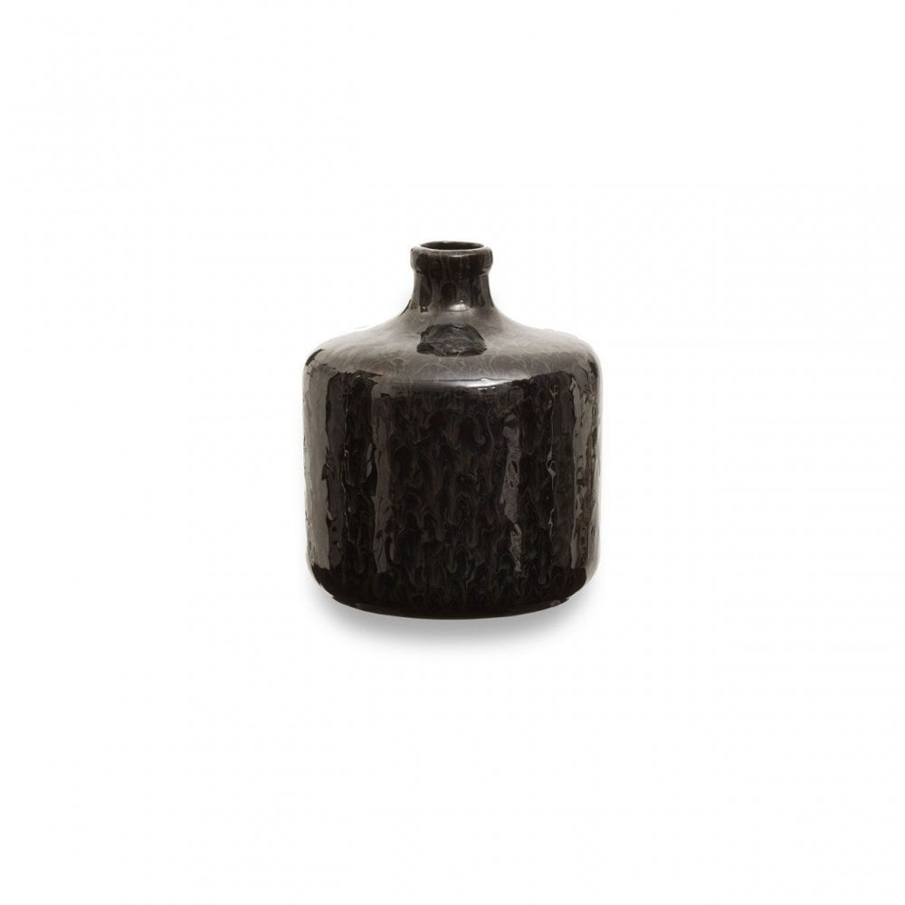 Silas Dark Blue Bottle Vase