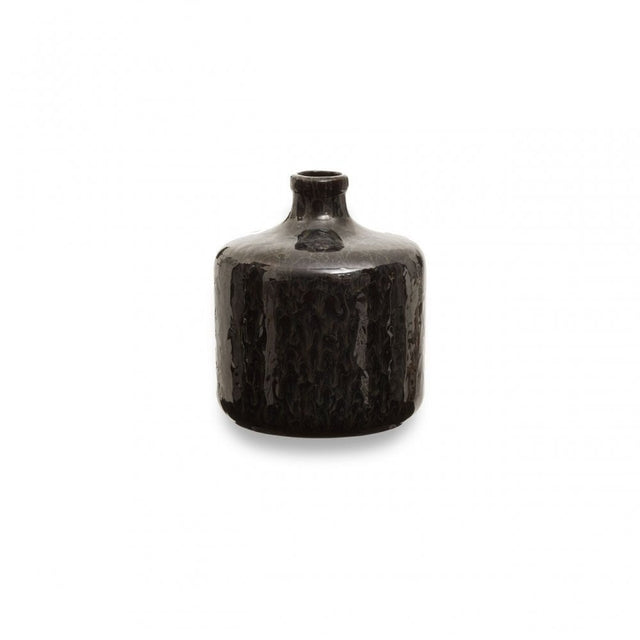 Silas Dark Blue Bottle Vase