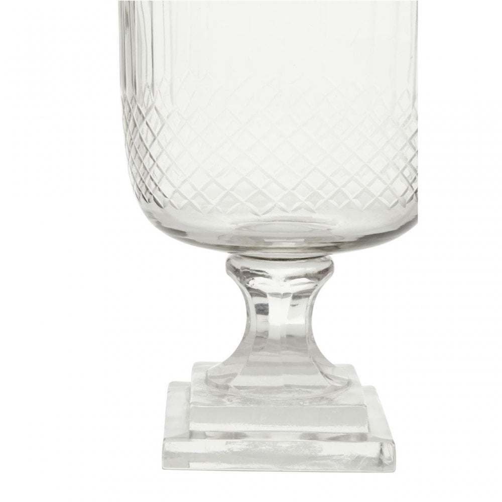 Cortina Large Diamond Cut Candle Holder