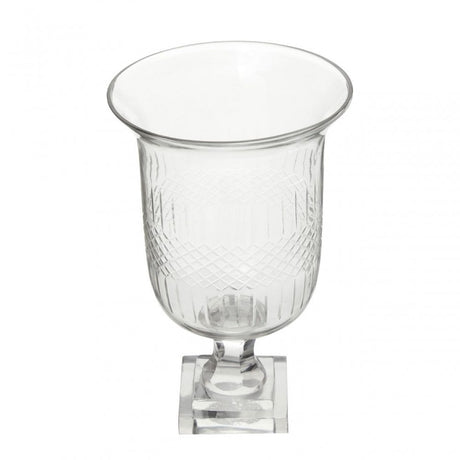 Cortina Small Diamond Cut Candle Holder