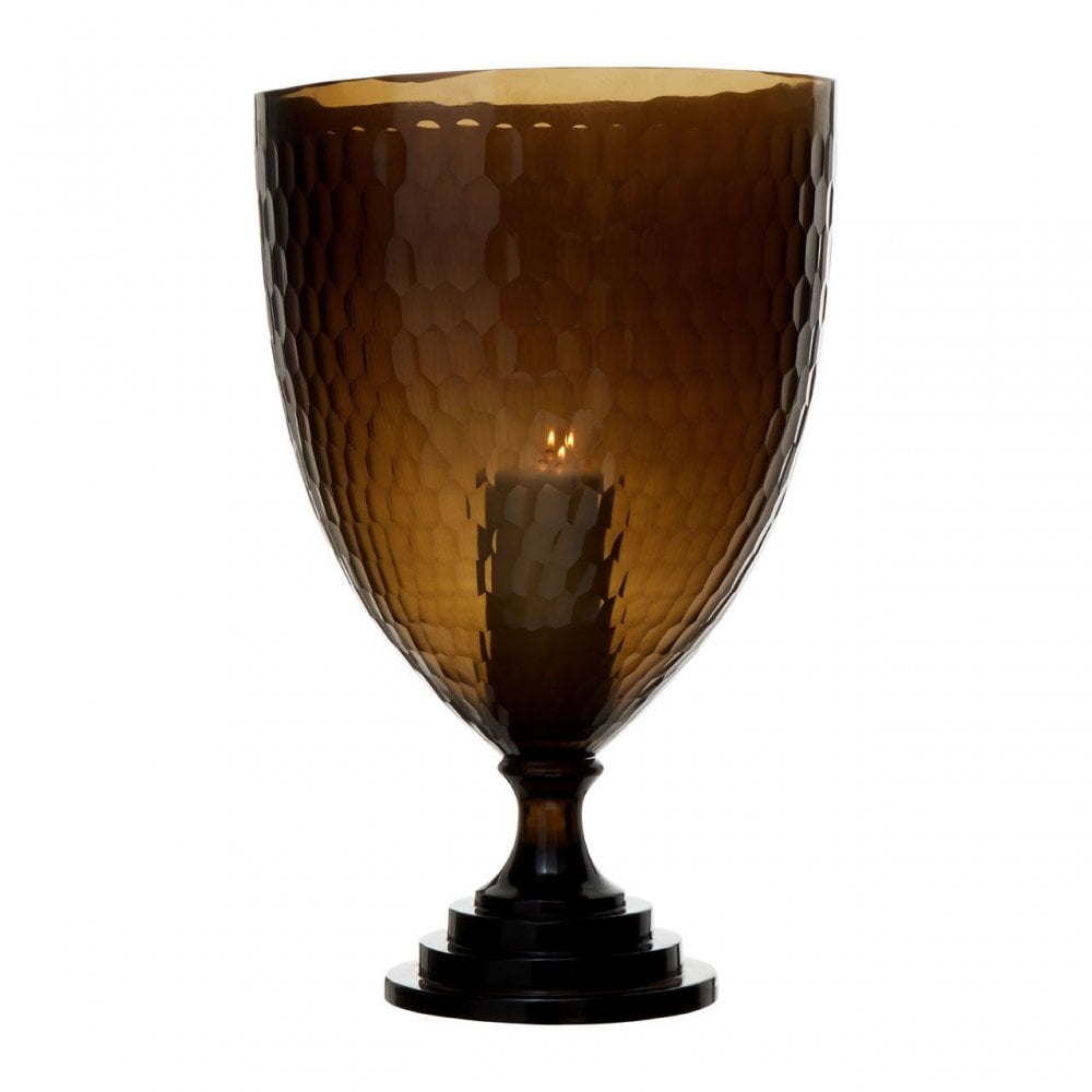 Cortina Large Honeycomb Glass Candle Holder
