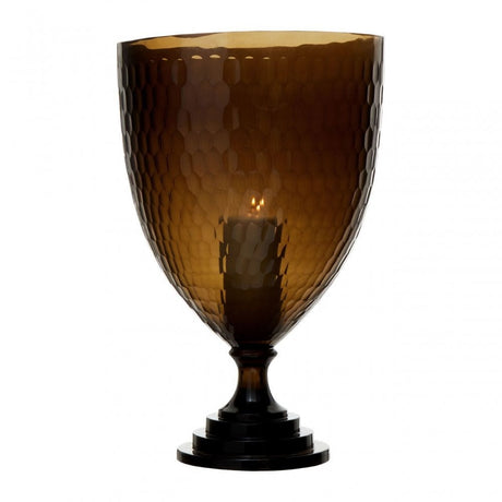 Cortina Large Honeycomb Glass Candle Holder