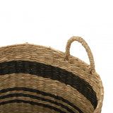 Arles Black Stripes Seagrass Baskets