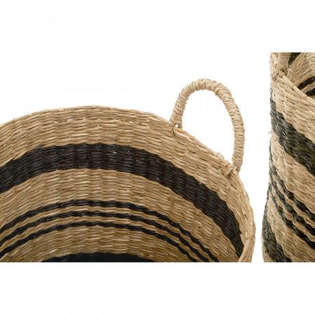 Arles Black Stripes Seagrass Baskets