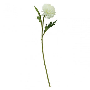 Fiori Chrysanthemum Stem White Flower - 84Cm