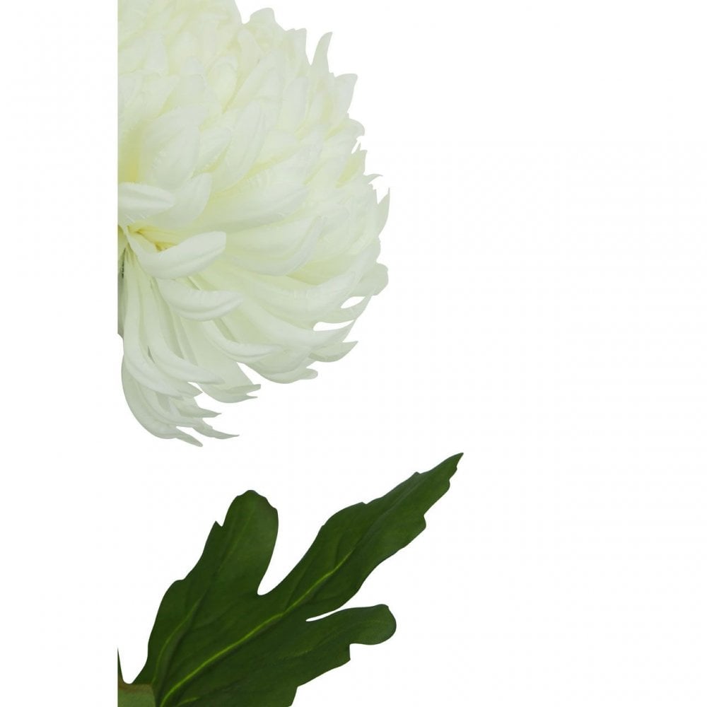 Fiori Chrysanthemum Stem White Flower - 84Cm