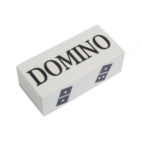 Churchill Games White And Black Domino Box