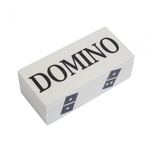 Churchill Games White And Black Domino Box