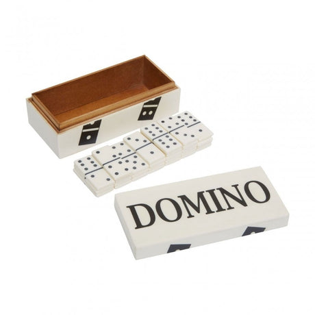 Churchill Games White And Black Domino Box