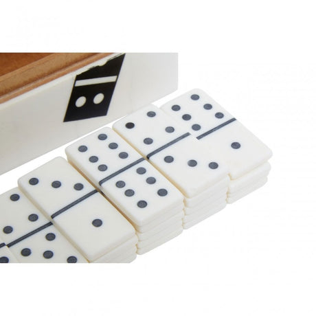 Churchill Games White And Black Domino Box