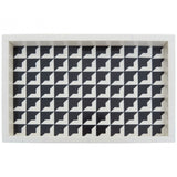 Davino Black And White Tray
