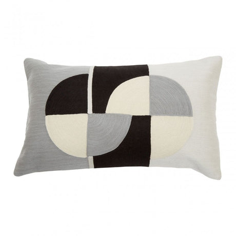 Bozie Ozella Circular Patterned Rectangular Cushion