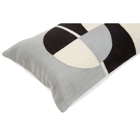Bozie Ozella Circular Patterned Rectangular Cushion