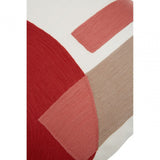 Bozie Ozella Red And White Tonal Cushion