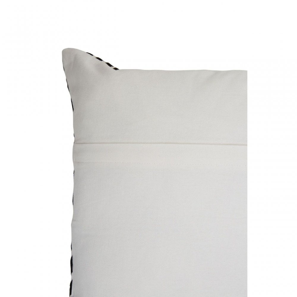 Bosie Ozella Black And White Square Cushion