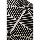Bosie Ozella Black And White Square Cushion