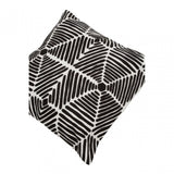Bosie Ozella Black And White Square Cushion