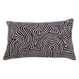 Bosie Ozella Navy And White Rectangular Cushion