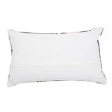 Bosie Ozella Navy And White Rectangular Cushion
