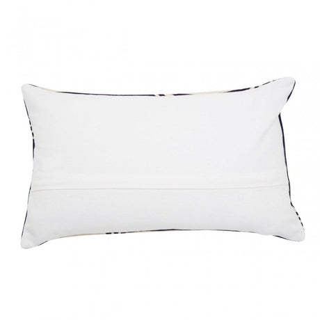 Bosie Ozella Navy And White Rectangular Cushion