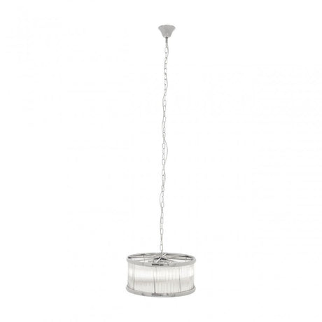 Kensington Townhouse Nickel Pendant Light