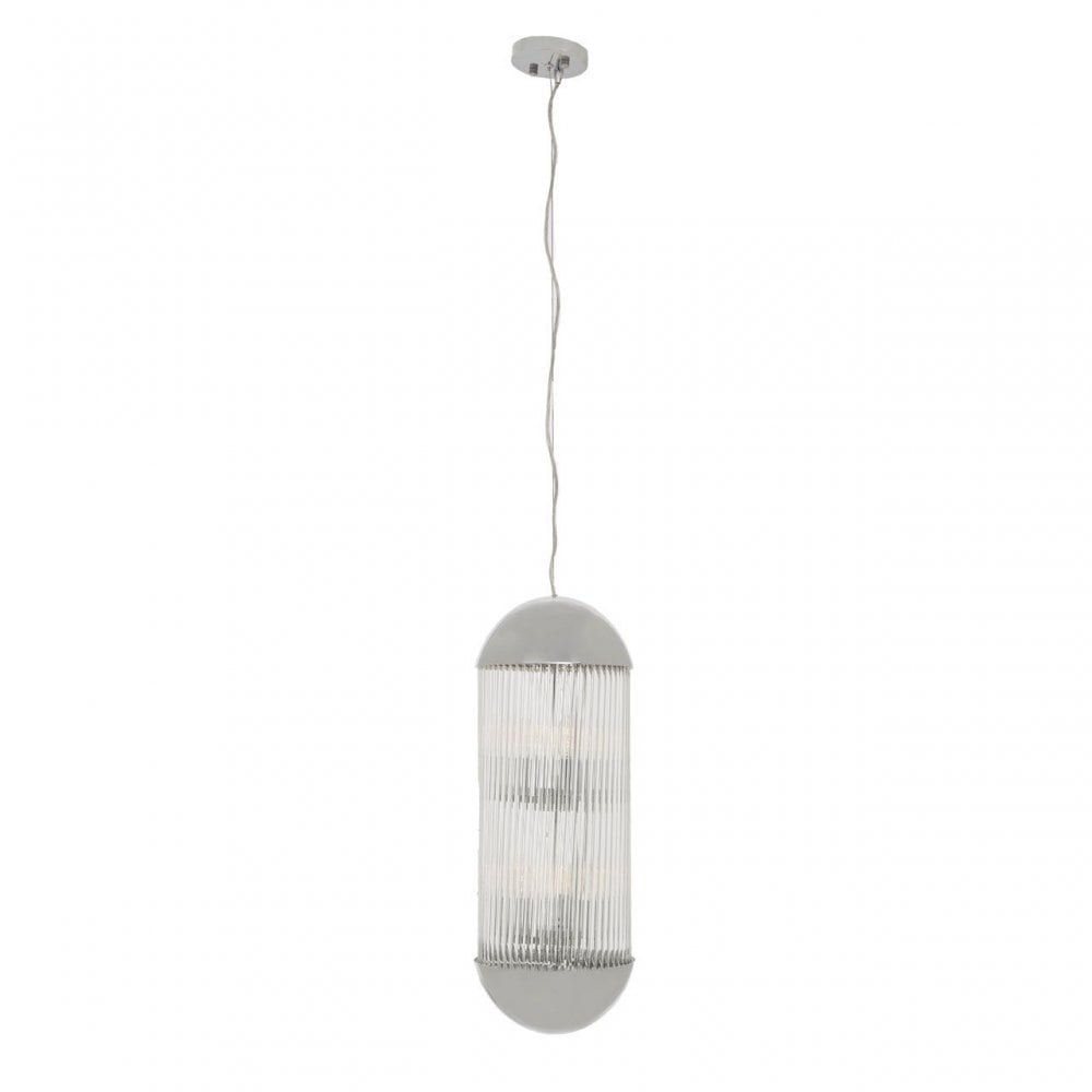 Kensington Townhouse Chrome Pendant Light