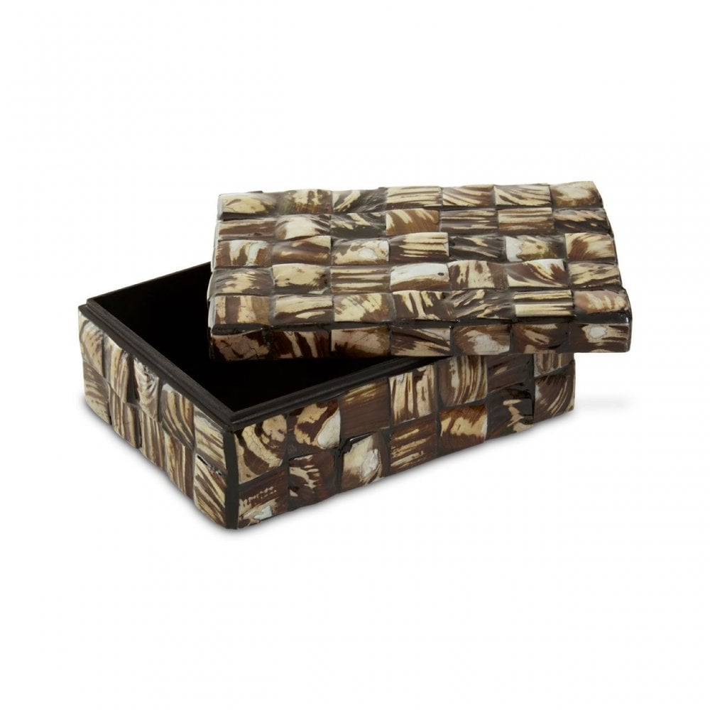 Branna Small Natural Shell Detail Box