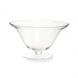 Ambra Clear Glass Fluted Bowl