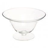 Ambra Clear Glass Fluted Bowl