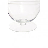 Ambra Clear Glass Fluted Bowl