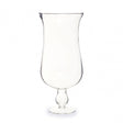 Ambra Clear Glass Fluted Vase