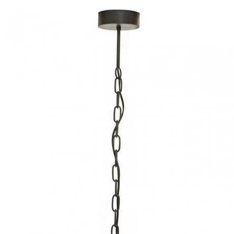 Lapiz Wood Bead Chandelier