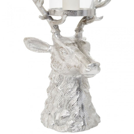 Stag Glass Candle Holder