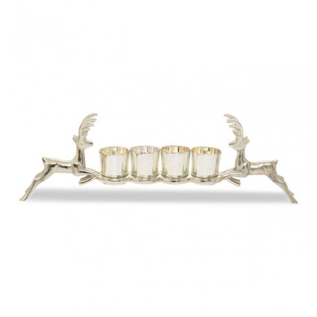 Stag 4 Tea Light Holder