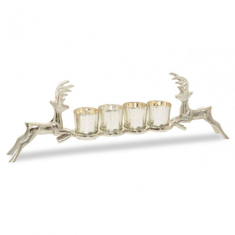 Stag 4 Tea Light Holder