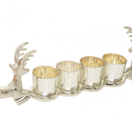 Stag 4 Tea Light Holder