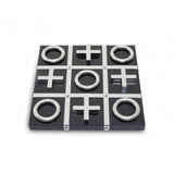 Flos Black And Silver Tic Tac Toe Game