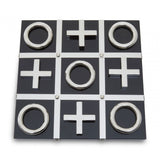 Flos Black And Silver Tic Tac Toe Game