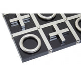Flos Black And Silver Tic Tac Toe Game