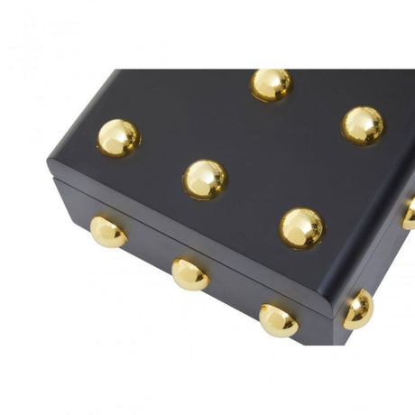 Frida Black Finish Large Trinket Box