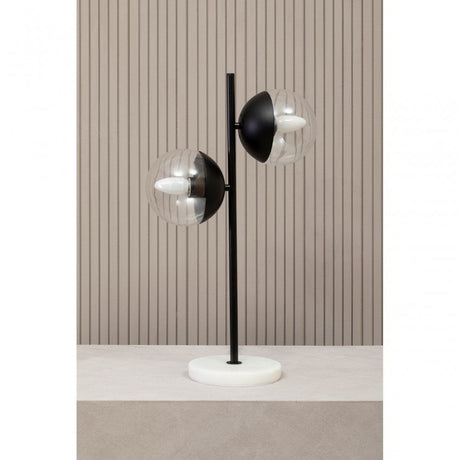 Revive Black Finish Metal Table Lamp